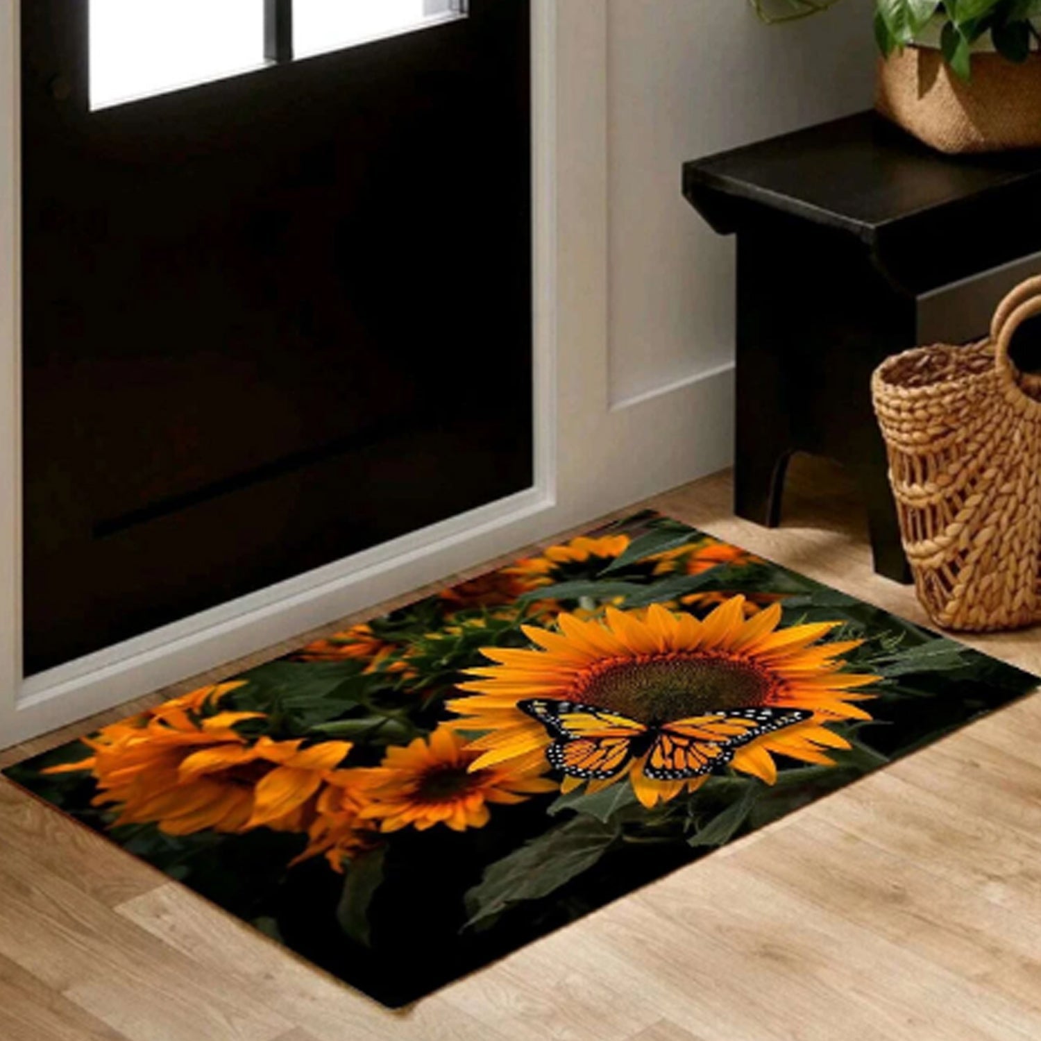 8165 Floor Mat, Bath Mat, Door Mat Floral Pattern, Jacquard, Washable, Non-Slip, Stylish, Floral Pattern, Print Rug Mat, Stylish, Quality, Abrasion Resistant, Soundproofing, Hot Carpet, All Seasons, For Kitchen, Bedroom, Living Room (80x50 Cm) 8165 Floor Mat, Bath Mat, Door Mat Floral Pattern, Jacquard, Washable, Non-Slip, Stylish, Floral Pattern, Print Rug Mat, Stylish, Quality, Abrasion Resistant, Soundproofing, Hot Carpet, All Seasons, For Kitchen, Bedroom, Living Room (80x50 Cm)